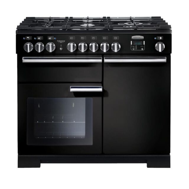 Rangemaster PDL100DFFBL/C 100cm Dual Fuel Range Cooker