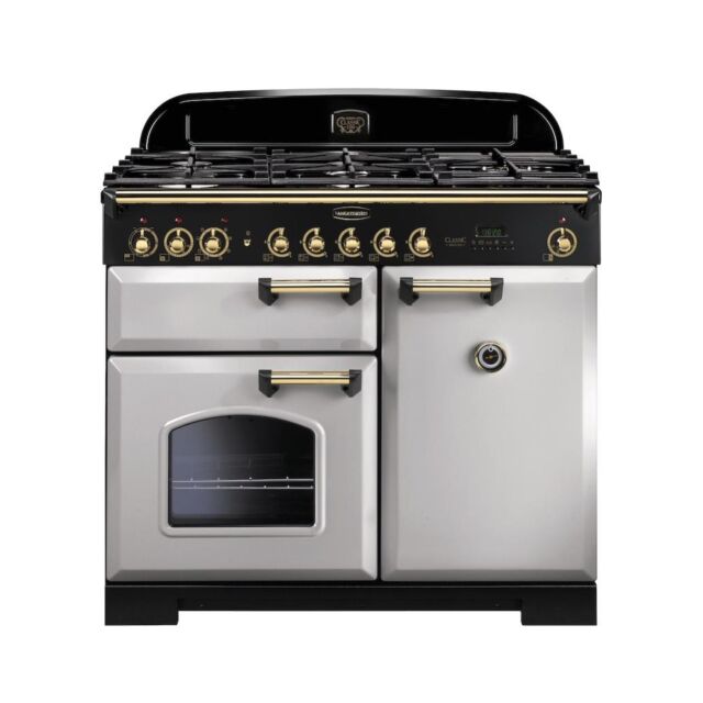 Rangemaster CDL100DFFRP/B 100cm Dual Fuel Range Cooker