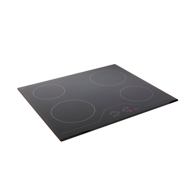 NordMende HCT62FL 60cm 4 Zone Touch Control Ceramic Hob Black Glass