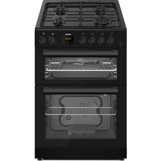 Simfer SIM63TGB 60cm Twin Cavity Gas Cooker