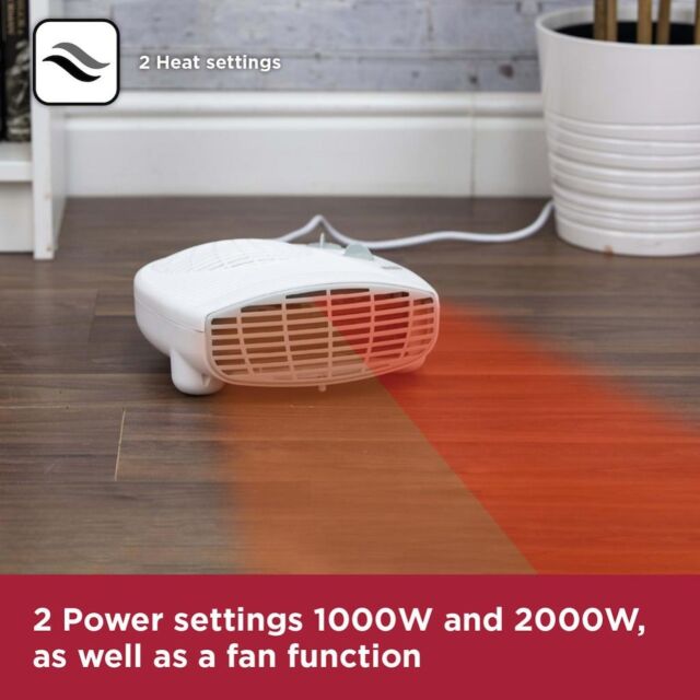 Black & Decker BXSH37005GB 2KW Flat Fan Heater