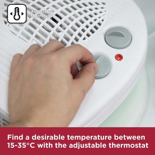 Black & Decker BXSH37005GB 2KW Flat Fan Heater