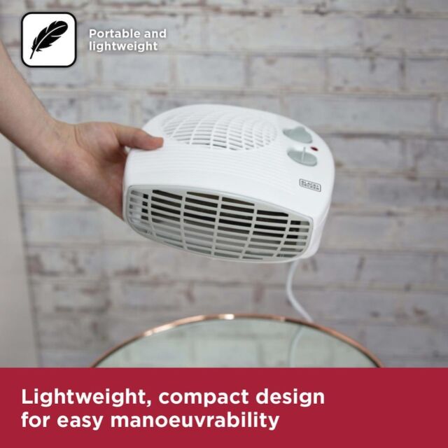 Black & Decker BXSH37005GB 2KW Flat Fan Heater