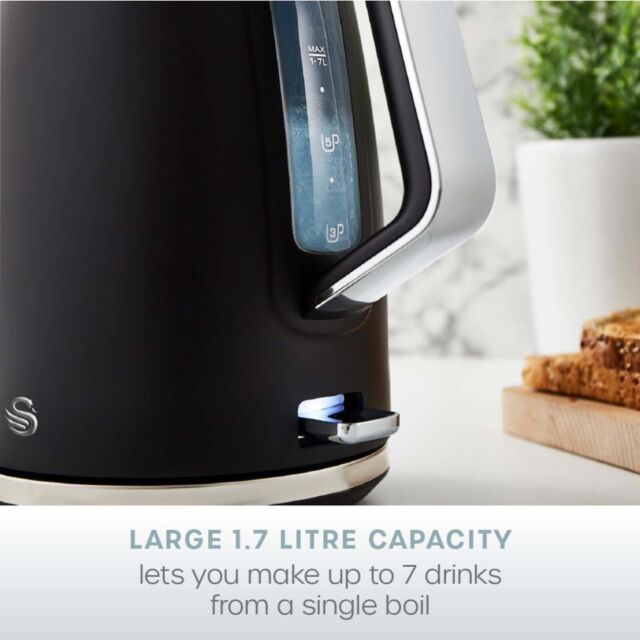 Swan SK14017BLK 1.7L Serenity Kettle