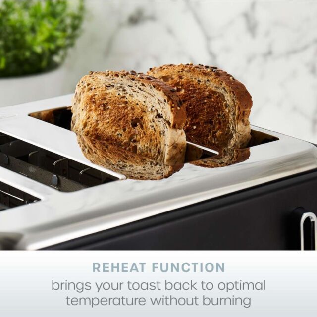 Swan ST19024BLK 4 Slice Serenity Toaster