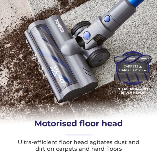 Tower T513004 VL40 Pro Pet 22.2V Cordless Vacuum Cleaner