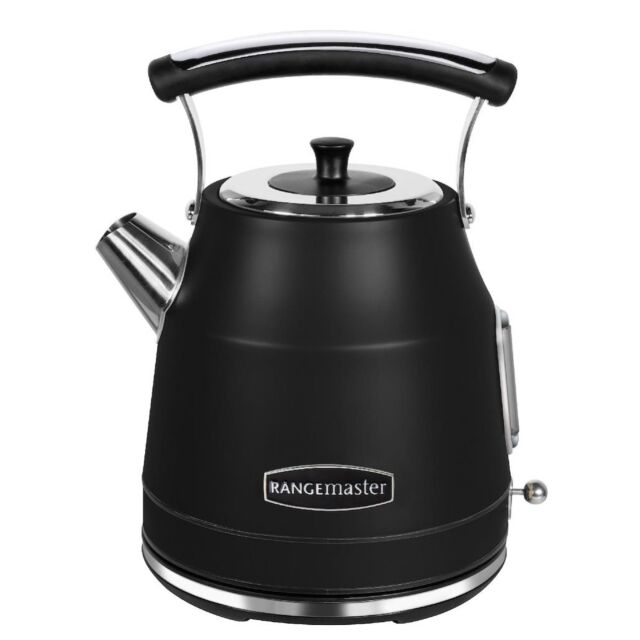 Rangemaster RMCLDK201BK Classic Quiet Boil Kettle 1.7L  3kW - Matt Black