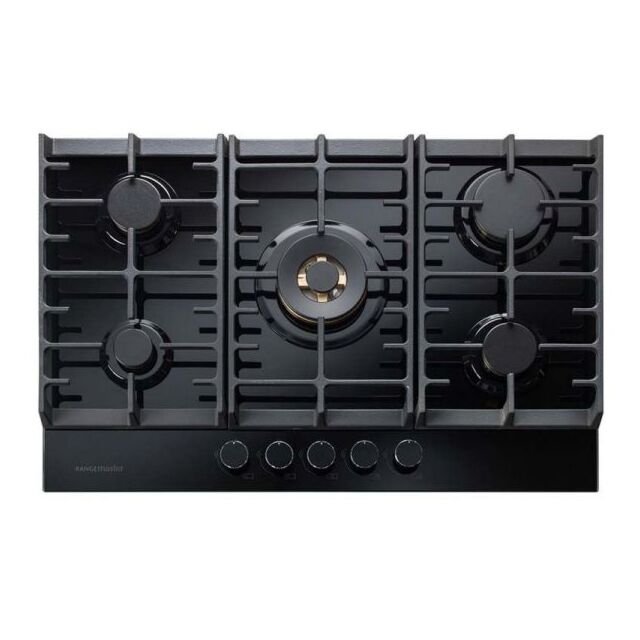Rangemaster Eclipse ECL90HPNGFBL/BL 90cm 5 Zone Gas on Glass Hob