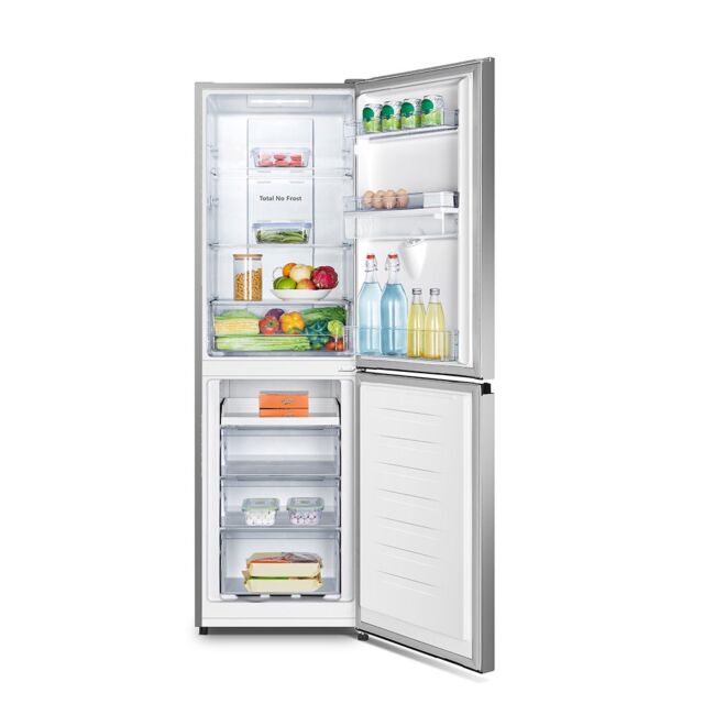 Teknix FFH1825WS 182.5Cm X 55Cm Total No Frost Fridge Freezer
