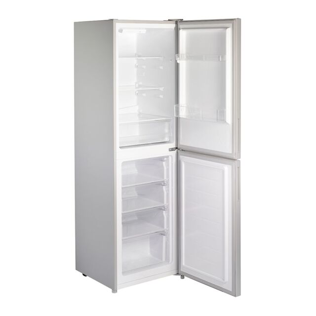 Teknix SMF1755S/E Fridge Feezer Smart Frost Silver