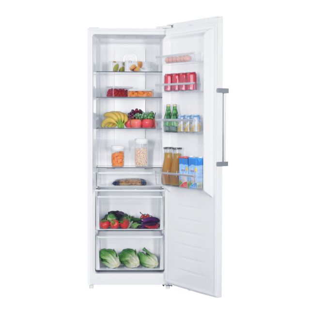 Teknix T60L2W 185Cm X 60Cm Tall Larder Fridge Auto Defrost