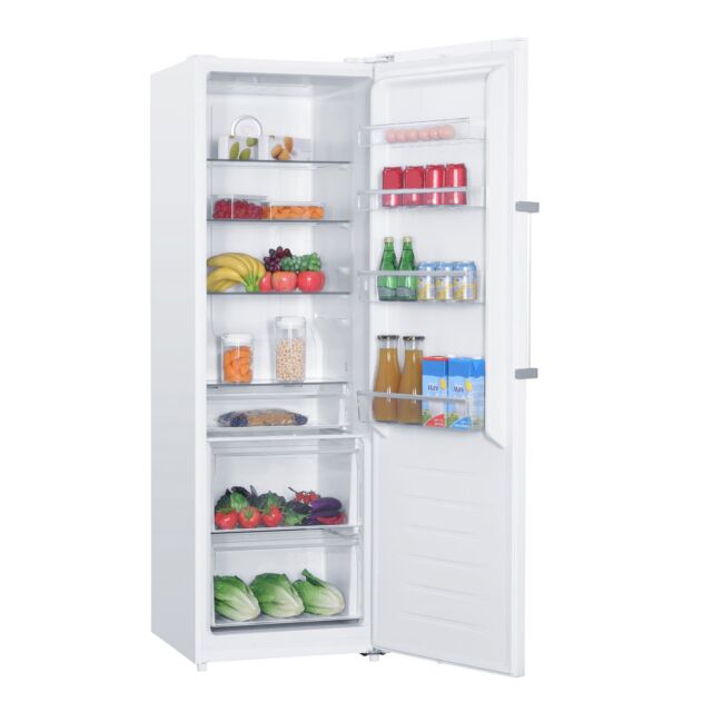 Teknix T60L2W 185Cm X 60Cm Tall Larder Fridge Auto Defrost