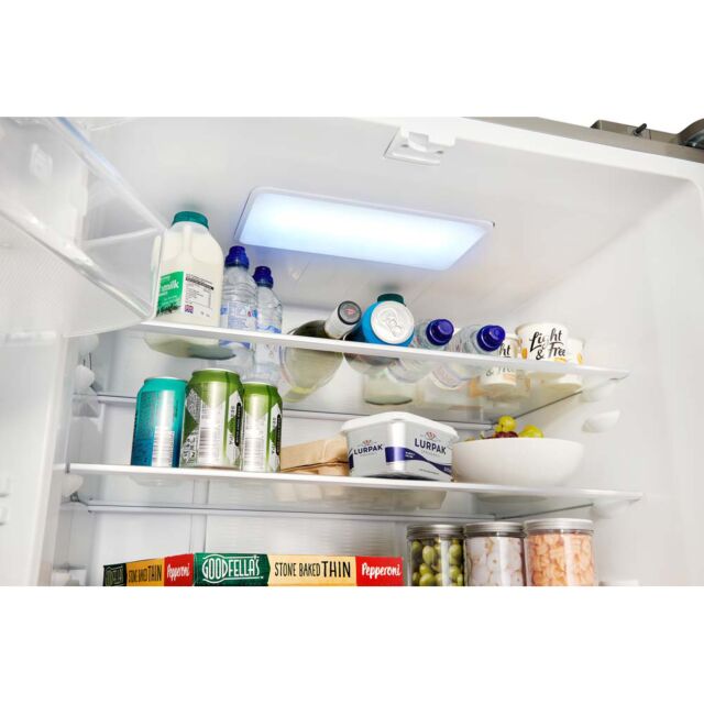 Teknix TMD4801803S American 4 Door Side By Side Fridge Freezer - Silver