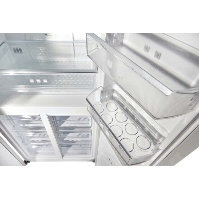 Teknix TMD4801803S American 4 Door Side By Side Fridge Freezer - Silver