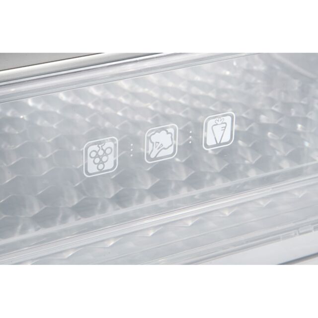 Teknix TMD4801803S American 4 Door Side By Side Fridge Freezer - Silver