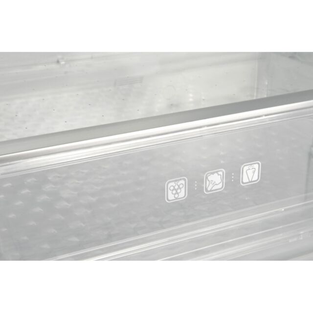 Teknix TMD4801803S American 4 Door Side By Side Fridge Freezer - Silver