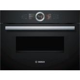 Bosch CMG656BB6B, Built-in compact oven with microwave function