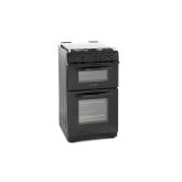 Montpellier MDG500LK 50cm Gas Double Oven in Black
