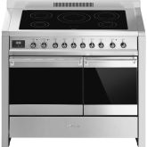 Smeg A2PYID-81 100cm Opera Electric Range Cooker, Stainless Steel