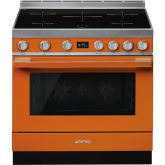 Smeg CPF9IPOR 90cm Portofino Electric Range Cooker, Orange