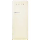 Smeg FAB28RCR5UK 60cm 50s Style Right Hand Hinge Fridge with Icebox, Cream