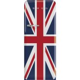 Smeg FAB28RDUJ5 60cm 50s Style Right Hand Hinge Fridge with Icebox, Union Jack