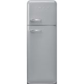 Smeg FAB30RSV5 60cm 50s Style Right Hand Hinge Freezer over Fridge, Silver