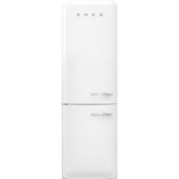 Smeg FAB32LWH5UK 60cm 50s Style Left Hand Hinge Fridge Freezer, White