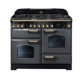 Rangemaster CDL110DFFSL/B 110cm Dual Fuel Range Cooker
