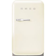 Smeg FAB5RCR5 40cm Small 50s Style Right Hand Hinged Minibar, Cream